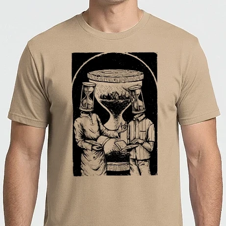Férfi Imperial póló - Idő grafika
