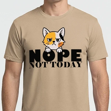 Férfi Imperial póló - Nope, not today cica