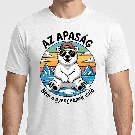 Férfi Imperial póló - Az apaság nem gyengéknek való