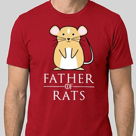 Férfi Alap póló - Father of Rats