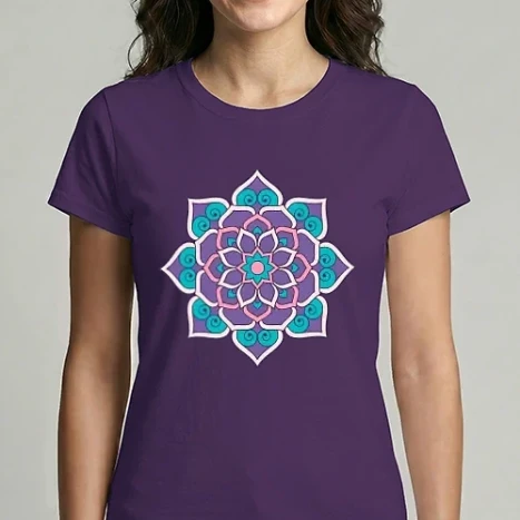 Női Imperial póló - Mandala