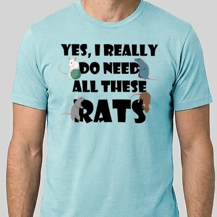 Férfi Alap póló - Need rats