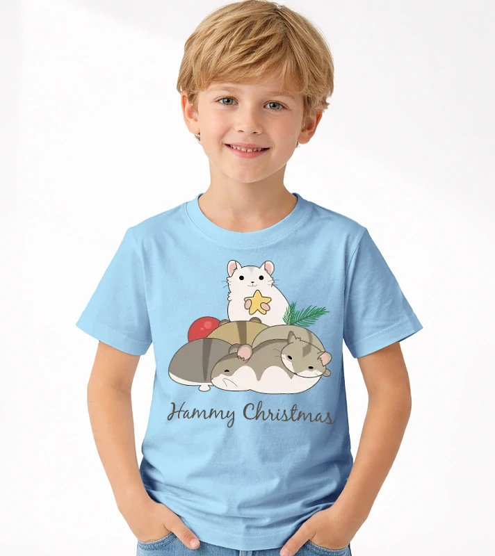 Hammy Christmas – Uniszex gyerek Póló