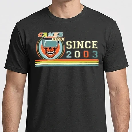 Férfi Imperial póló - gamer geek since 2003, kocka, játékos, születésnap