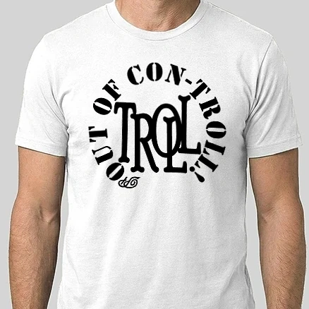 Férfi Alap póló - Féktelen Troll fekete