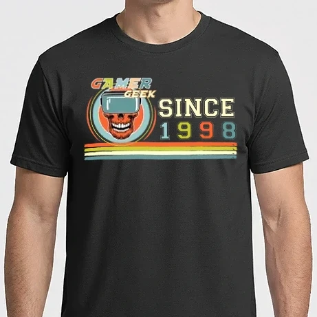 Férfi Imperial póló - gamer geek since 1998, kocka, játékos, születésnap