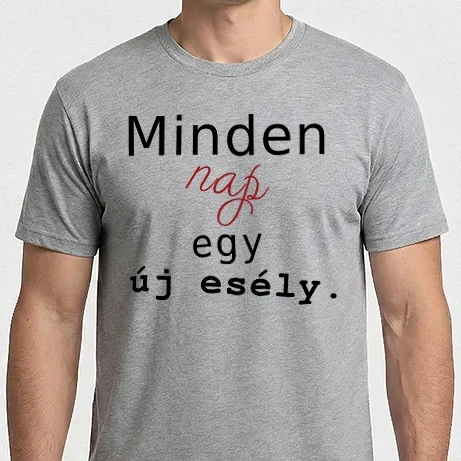 Férfi Imperial póló - Minden nap egy új esély.