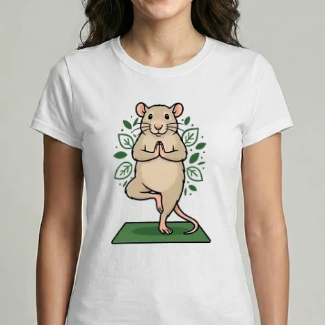 Női Imperial póló - Rat yoga