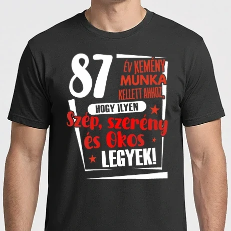 Férfi Imperial póló - 87 év kemény munka kellett