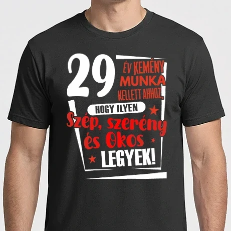 Férfi Imperial póló - 29 év kemény munka kellett