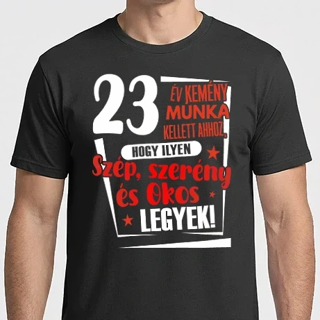 Férfi Imperial póló - 23 év kemény munka kellett