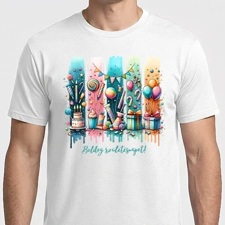 Férfi Imperial póló - Boldog születésnapot!