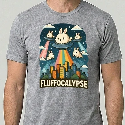 Férfi Alap póló - Fluffocalypse