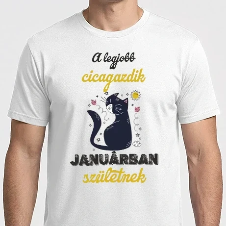 Férfi Imperial póló - A LEGJOBB cicagazdik januárban születnek