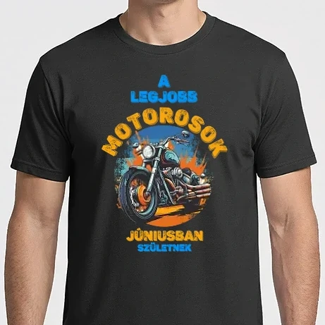 Férfi Imperial póló - legjobb motorosok JÚNIUSBAN születnek