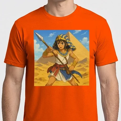 Férfi Imperial póló - Egyiptomi anime harcos