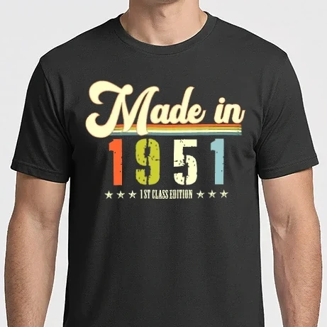 Férfi Imperial póló - made in 1951, 1st class edition, születésnap, 1951-ben készült