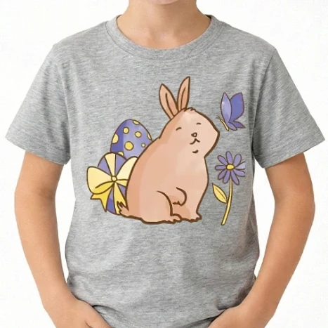 Uniszex gyerek Póló - Húsvéti nyuszi