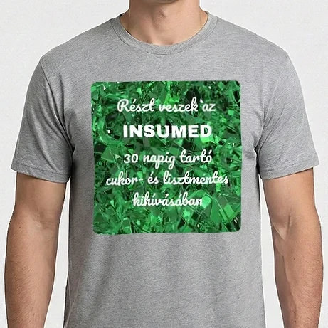 Férfi Imperial póló - INSUMED kihívás minta elöl