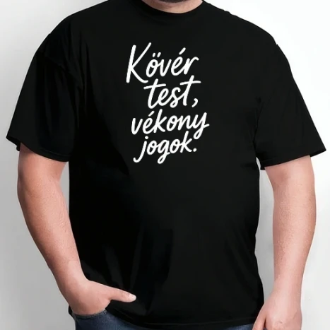 Nagyméretű póló - Kövér test, vékony jogok