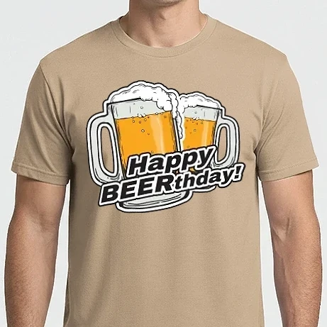 Férfi Imperial póló - Happy Beerthday - Boldog születés napot!