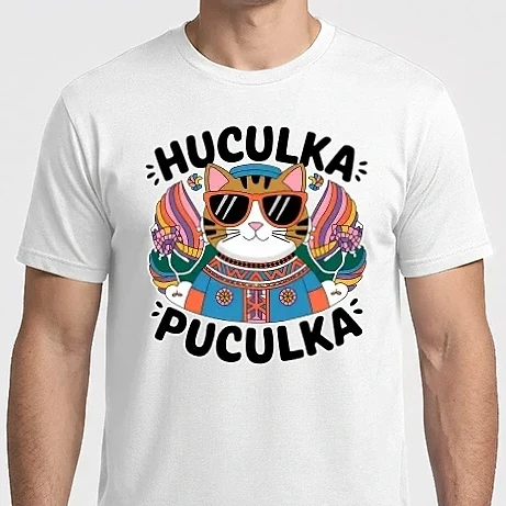 Férfi Imperial póló - Huculka Puculka cica 3