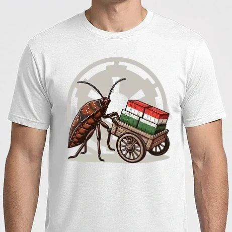 Férfi Imperial póló - A Birodalom szekerét tolom (poloska)