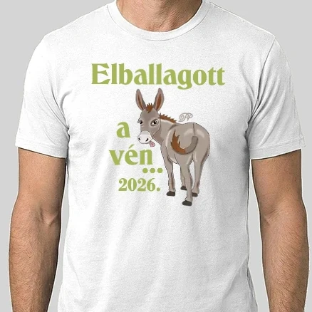 Férfi Alap póló - Ballagás Szamárral