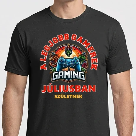 Férfi Imperial póló - A LEGJOBB GAMEREK JÚLIUSBAN SZÜLETNEK
