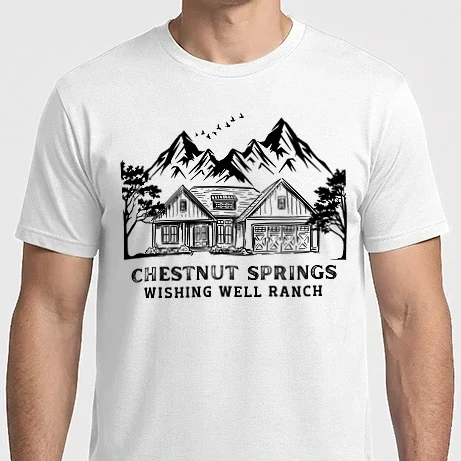 Férfi Imperial póló - Chestnut Springs - Wishing Well Ranch - fekete