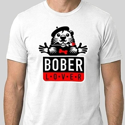 Férfi Alap póló - Bober lover