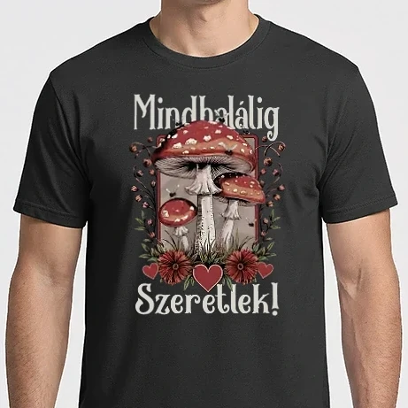 Férfi Imperial póló - Mindhalálig galóca - feketére