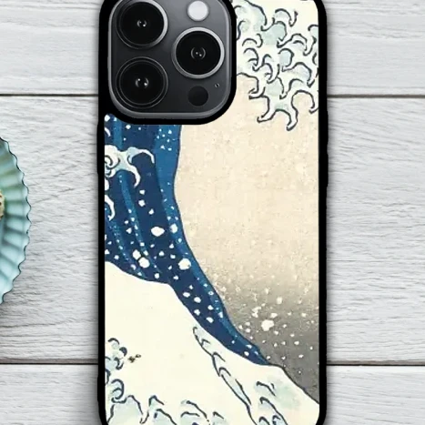 iPhone telefontok - tsunami by hokusai