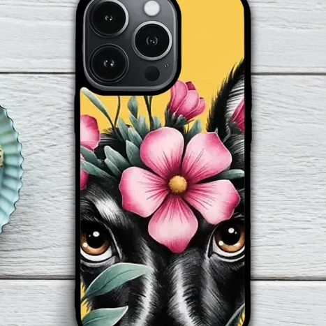 iPhone telefontok - Virágos őz