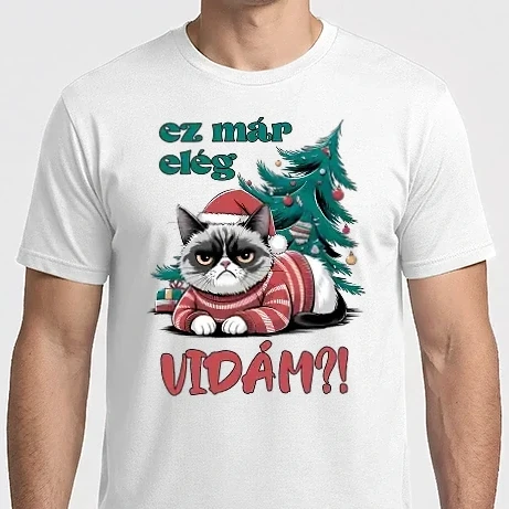 Férfi Imperial póló - Ez már elég vidám? Macskarácsony