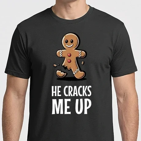 Férfi Imperial póló - Érte én szétesem Mézeskalács fekete pólóra angol