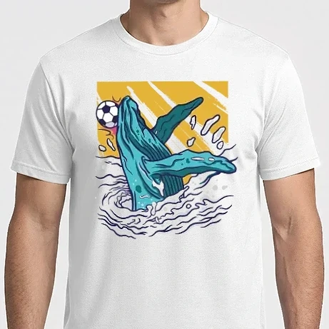 Férfi Imperial póló - Focis bálna