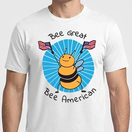 Férfi Imperial póló - Bee american