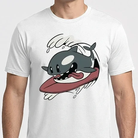 Férfi Imperial póló - Szörfös orka