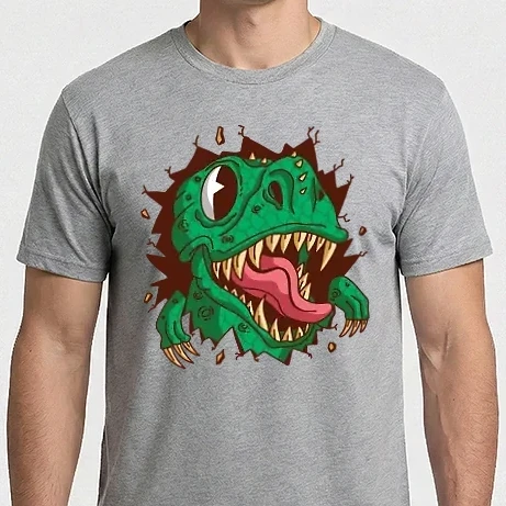 Férfi Imperial póló - Elbukkanó trex