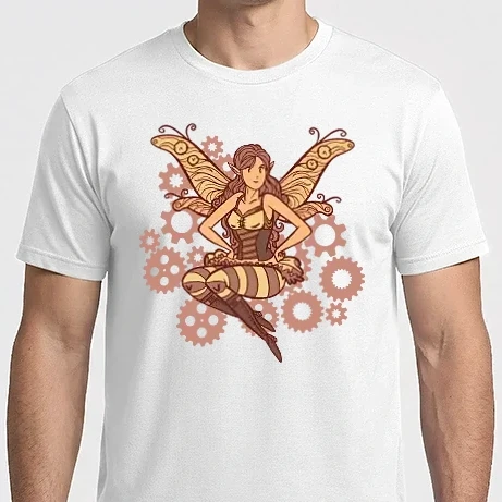 Férfi Imperial póló - Steampunk tündér