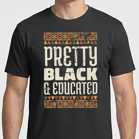 Férfi Imperial póló - Pretty Black Educated