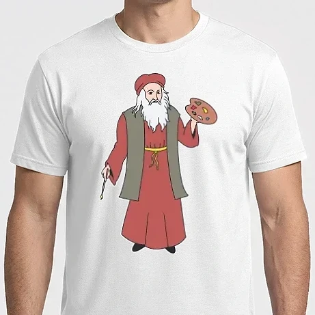 Férfi Imperial póló - Leonardo Da Vinci