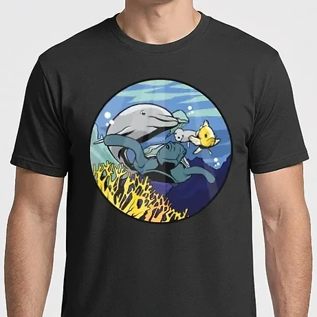 Férfi Imperial póló - Tengeri állatok