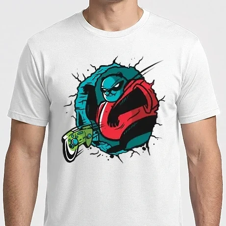 Férfi Imperial póló - Gamer panda