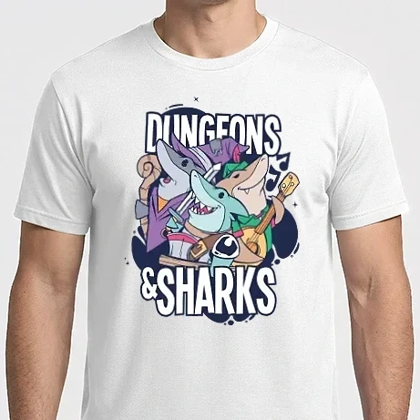 Férfi Imperial póló - Dungeon Sharks