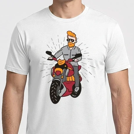 Férfi Imperial póló - Motoros fickó