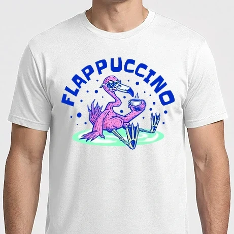 Férfi Imperial póló - Kávés flamingo
