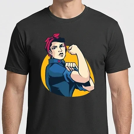Férfi Imperial póló - Rosie Riveter Comic