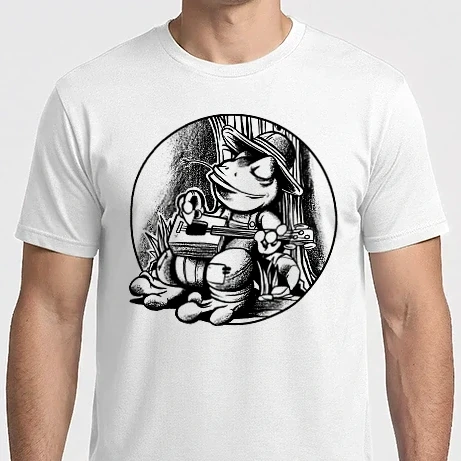 Férfi Imperial póló - Gitáros béka